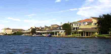 The waterfront in Horseshoe Bay