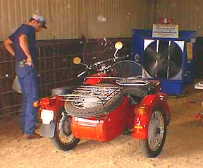 motorcycle with sidecar