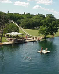 River Slide at MO Ranch