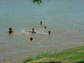 Swimming in the Llano River