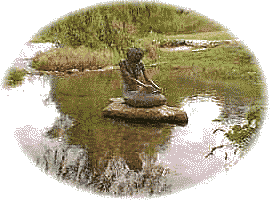 Sirena Statue in Salado Creek